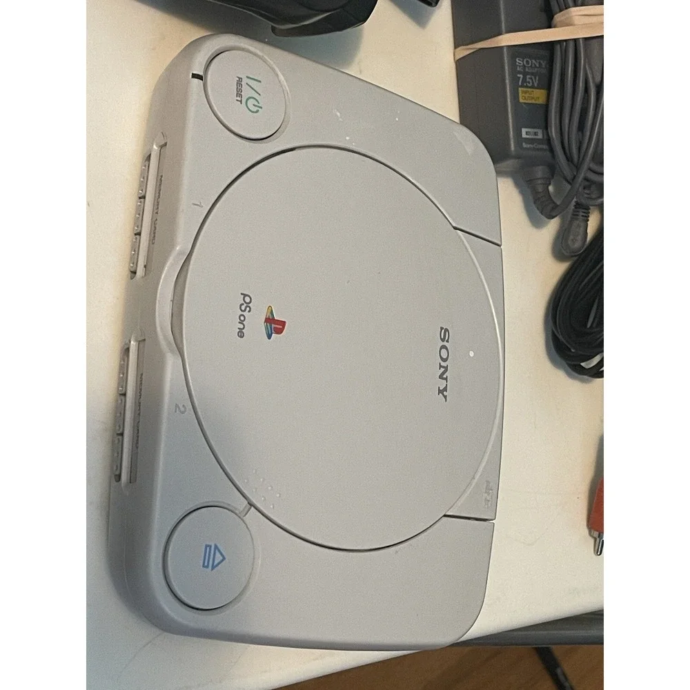 Sony Playstation 1 PS One Video Game Console Tested Working SCPH-101 ‎ Slim (22)
